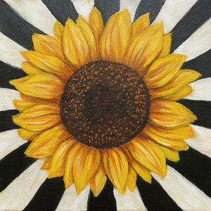 Sunflower Abstract Art Painting - Saturday October 18th 2025 4:00PM