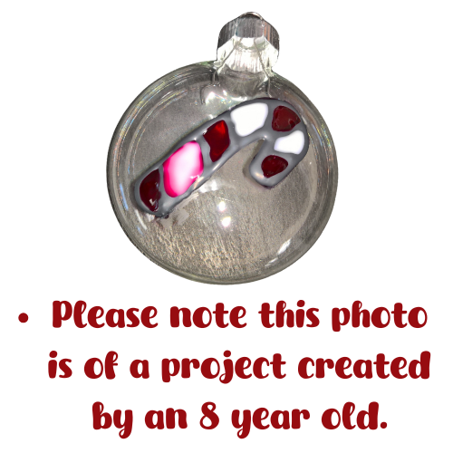 Set of 4 Faux Stained Glass Ornaments - Monday December 8th 2025 1:00PM