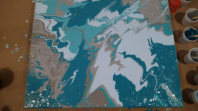 Large 16x20 Pour Canvas - Wednesday September 17th 2025 1:00PM