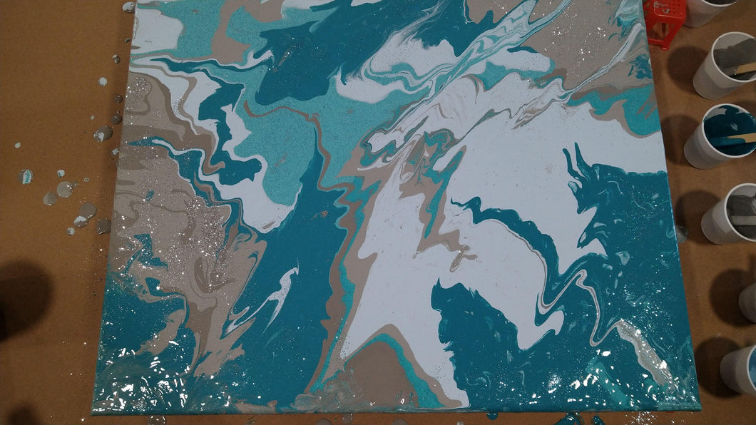 Large 16x20 Pour Canvas - Wednesday September 17th 2025 1:00PM
