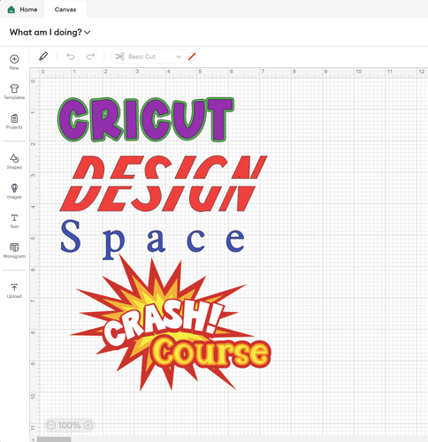 Cricut Design Space Crash Course - Friday October 17th 2025 4:00PM