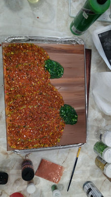 Crushed Glass Canvas Pumpkins - Friday September 12th 2025 4:00PM