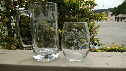 Glass Etching & Glitter Wine Glasses - Tuesday October 28th 2025 11:00AM