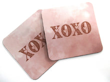 Load image into Gallery viewer, Set of 2 Absorbent Neoprene Square Coasters For Home/RV- XOXO