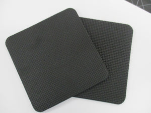 Set of 2 Absorbent Neoprene Square Coasters For Home/RV- XOXO