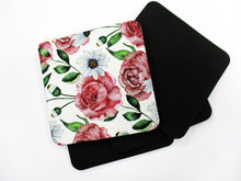 Load image into Gallery viewer, Set of 4 Absorbent Neoprene Square Coasters For Home/RV- Floral