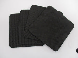 Set of 4 Absorbent Neoprene Square Coasters For Home/RV- Crystal Heart